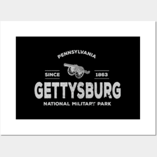 Gettysburg Park 1863 National Military Park Posters and Art
